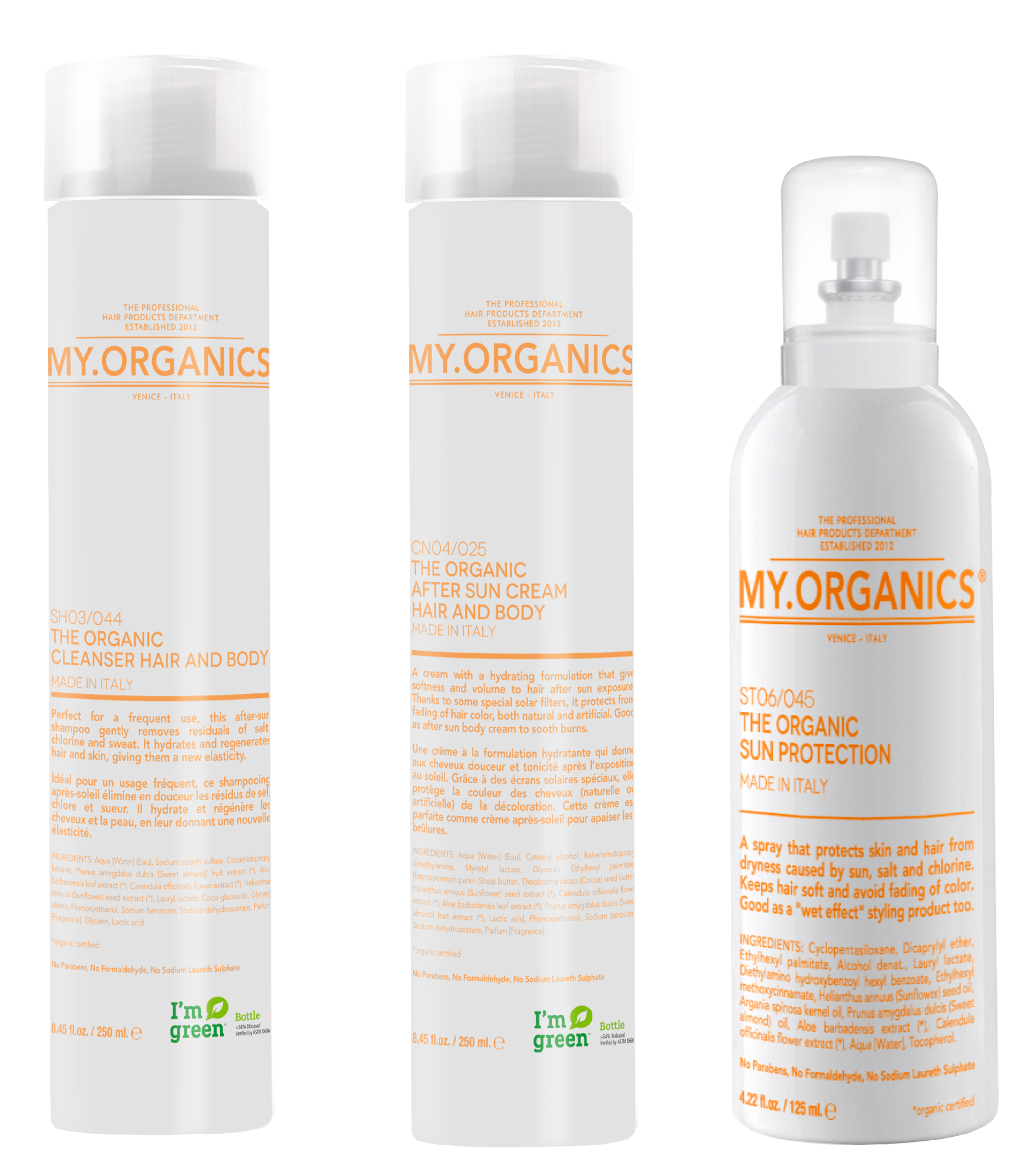 MY.TAN LINE: linea di prodotti per proteggere i capelli anche d’estate - MY.ORGANICS